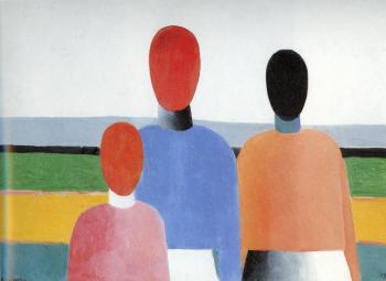 Kazimir Malevich : Three Woman Figures